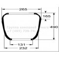 Пневморессора Volvo  1421N    резинка    S&K GMBH