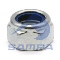 Гайка самоконтрящаяся M16x2 H=19 mm ключ-SW24  для крепления амортизатора    SAMPA