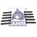 Комплект болтов крепления торм. диска SAF M12*1,5*75 SAF (10 шт. + уплотн. кольцо и смазка)	SAMPA
