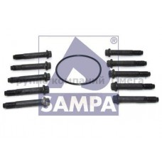 Комплект болтов крепления торм. диска SAF M12*1,5*75 SAF (10 шт. + уплотн. кольцо и смазка)	SAMPA