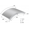 Накладки торм., BPW/SAF,  STD  (17.5мм 420х180 8x15 80) с заклепками   S&K GMBH