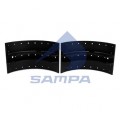 Колодка тормозная комплект 2 шт 200mm  VOLVO F/FH/FM  SAMPA
