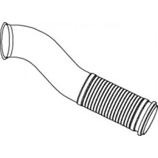 Труба глушителя (гофра) от турбины с гофрой нерж евро 5  VOLVO FH12  нерж  DINEX